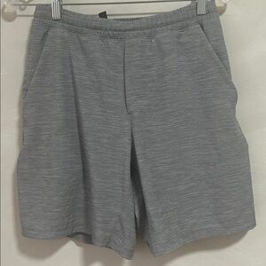 Lululemon Pace Breaker Lined Shorts 7” heathered blue grey small